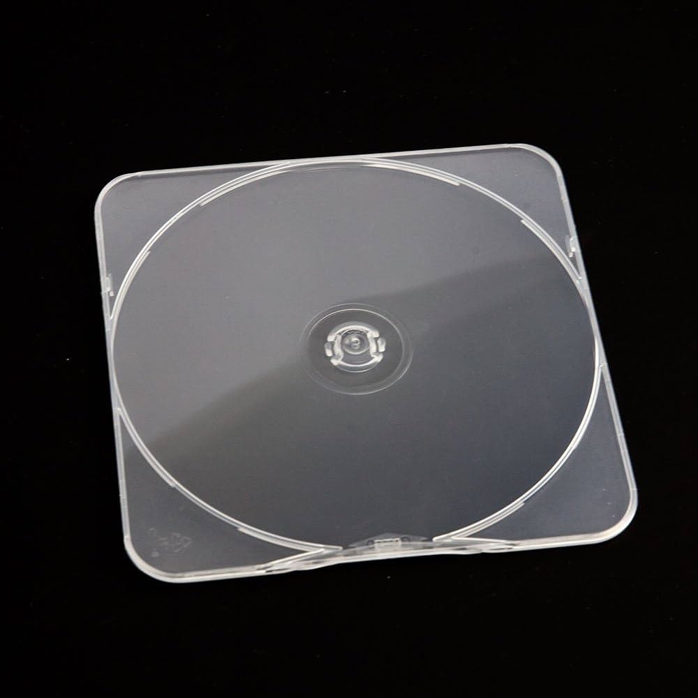 Square Clams Clear 4mm Spine - 100pcs - Games Cases - Vision warehouse