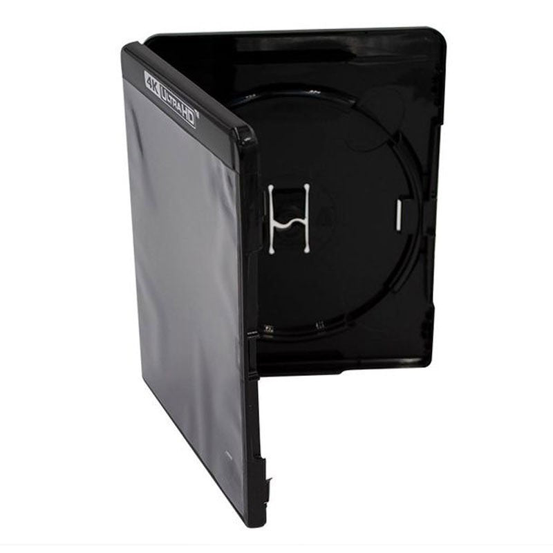 Amaray Ultra 4K Single Black Blu ray Case 15mm Spine - Games Cases - Vision warehouse