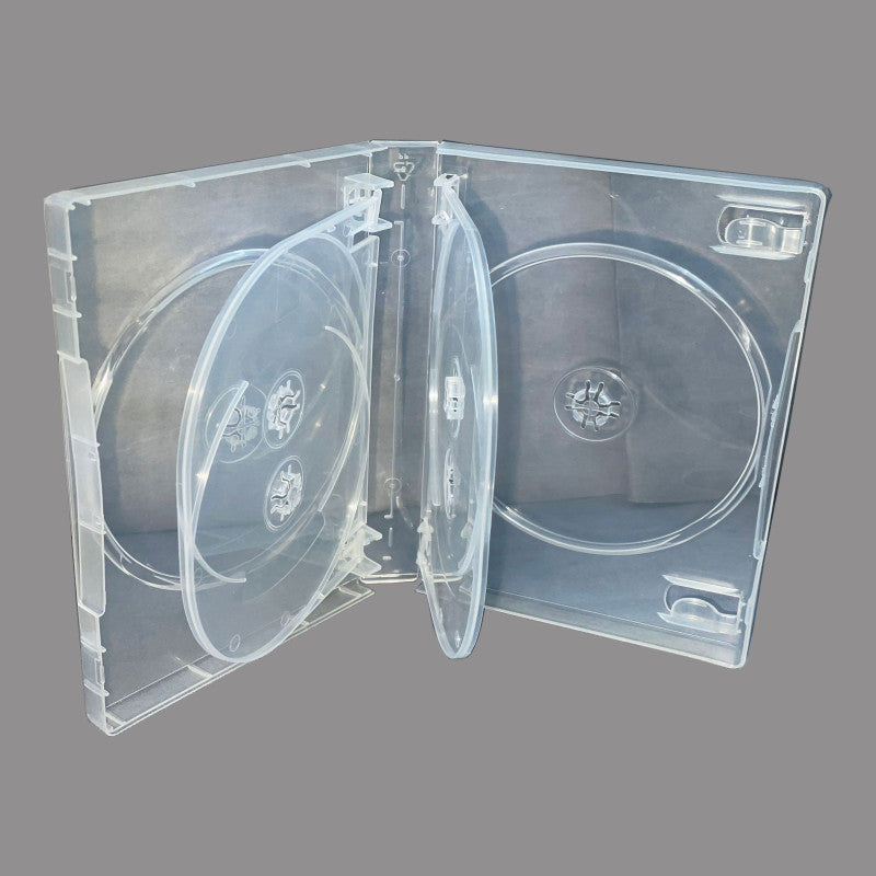 6 Way Multi Clear DVD Case 27mm Spine - Games Cases - Vision warehouse