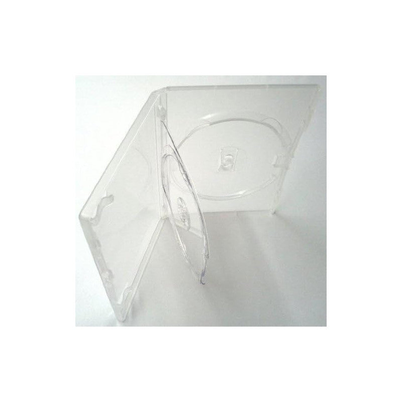 Triple Blu Ray Clear Case 14mm Spine - Games Cases - Vision warehouse