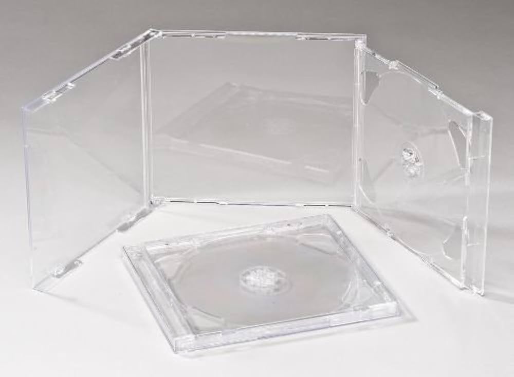 Double Clear CD Case - Professional Grade Quality - Games Cases - Vision warehouse