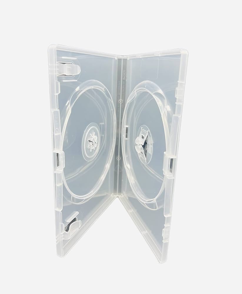 Amaray Double Clear DVD Case 14mm Spine - Games Cases - Vision warehouse