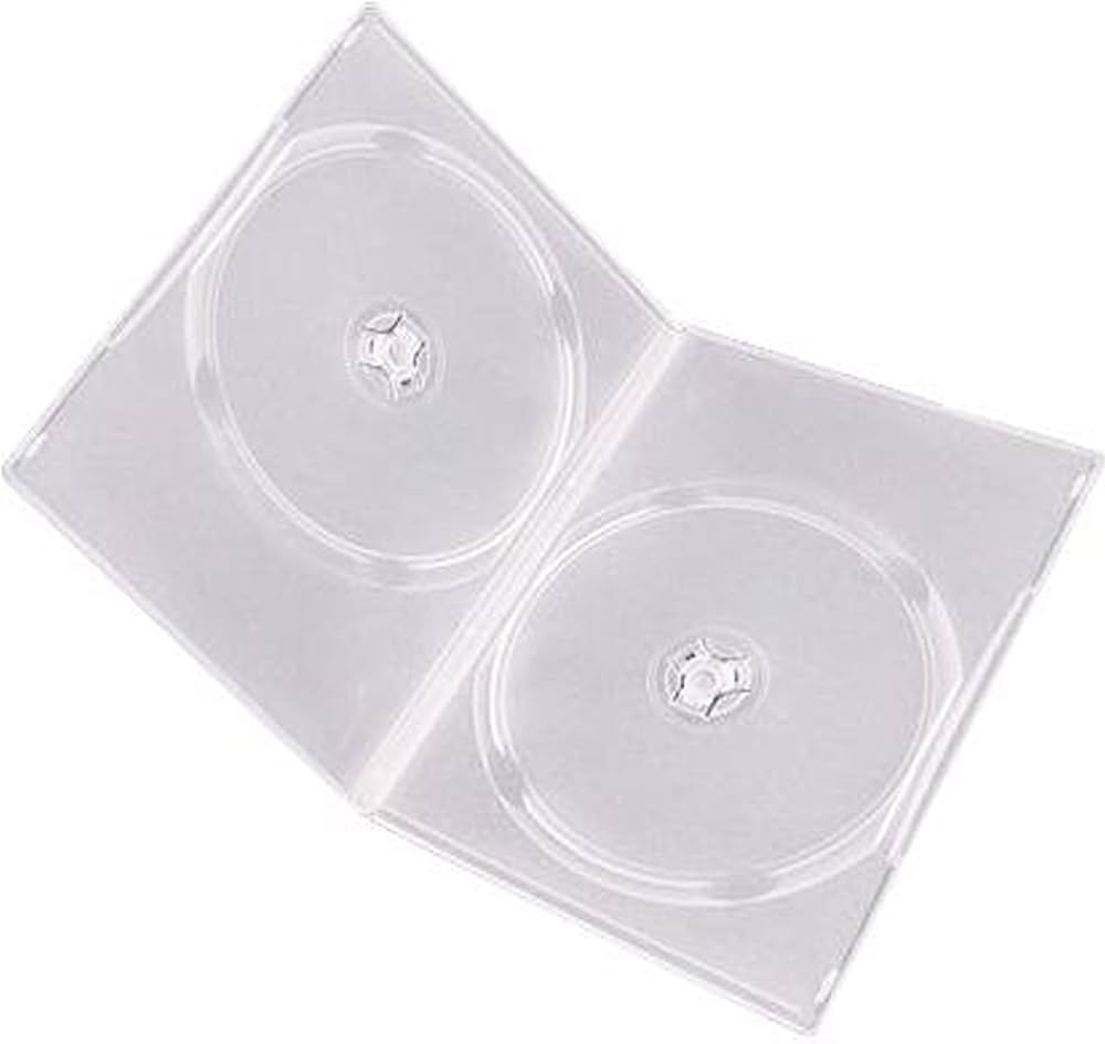 Amaray Double Clear DVD Case 14mm Spine - Games Cases - Vision warehouse