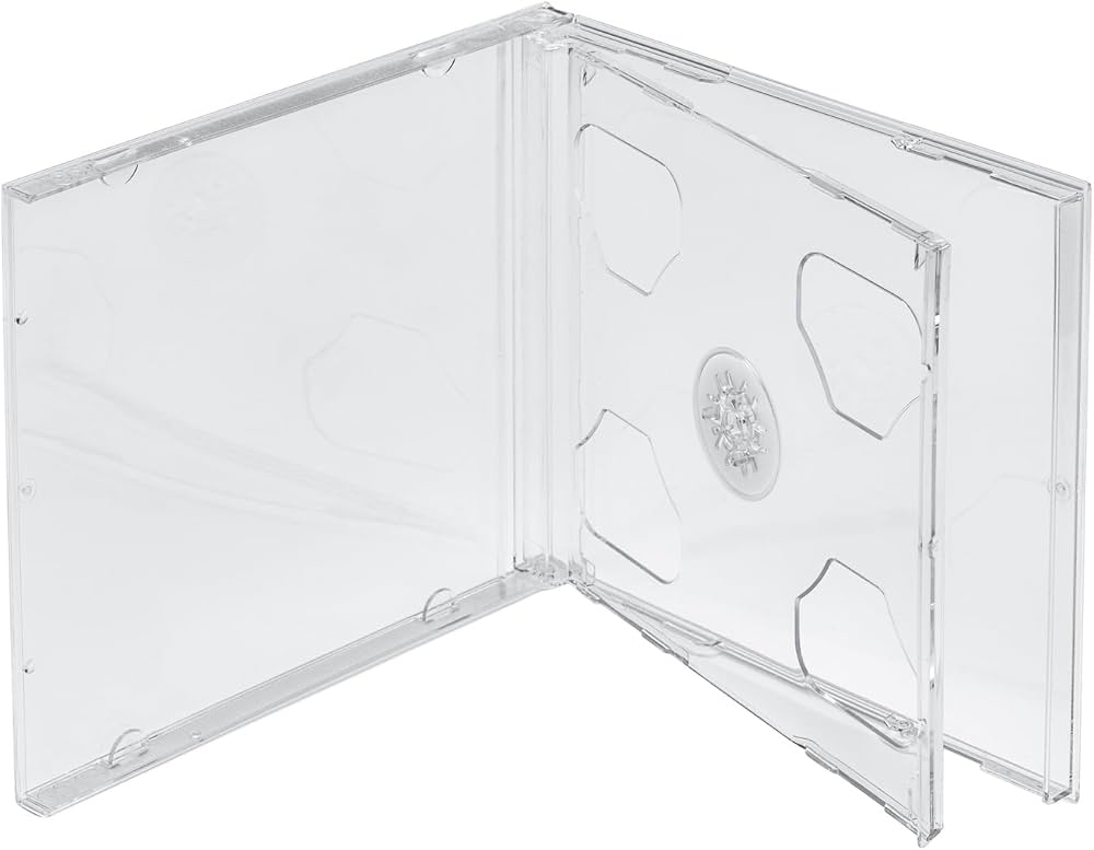 Double CD Jewel Case Clear Tray - Games Cases - Vision warehouse