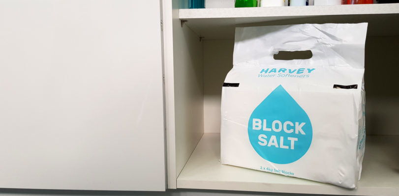6 Salt Blocks for Water Softeners | Original Pure Grade A Food Quality Salt | 3 Bags, Securely Boxed | Each Bag Contains 2 Blocks | Efficient Softening Solution - Each block 4kgs - Games Cases - Vision warehouse