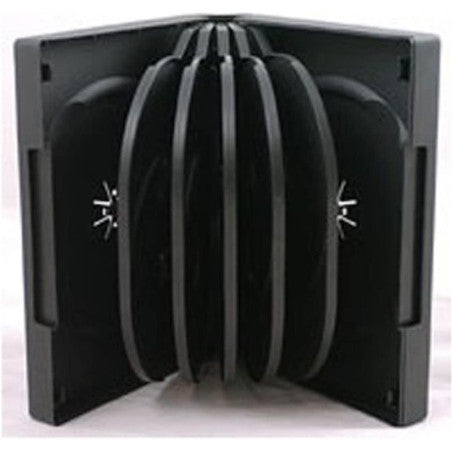 12 Way Multi Black DVD Case 39mm Spine - Games Cases - Vision warehouse