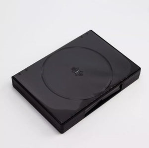 8 Way Black 27mm Spine Holds 8 Discs Empty Brand New Replacement DVD Case - 50pcs - Games Cases - Vision warehouse