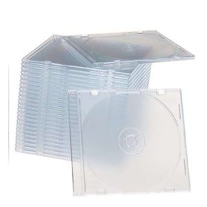 Slimline 5.2mm Spine Slim CD clear Case - 100pcs - Games Cases - Vision warehouse
