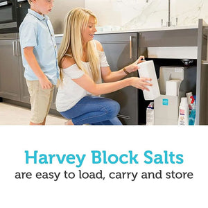 6 Salt Blocks for Water Softeners | Original Pure Grade A Food Quality Salt | 3 Bags, Securely Boxed | Each Bag Contains 2 Blocks | Efficient Softening Solution - Each block 4kgs - Games Cases - Vision warehouse