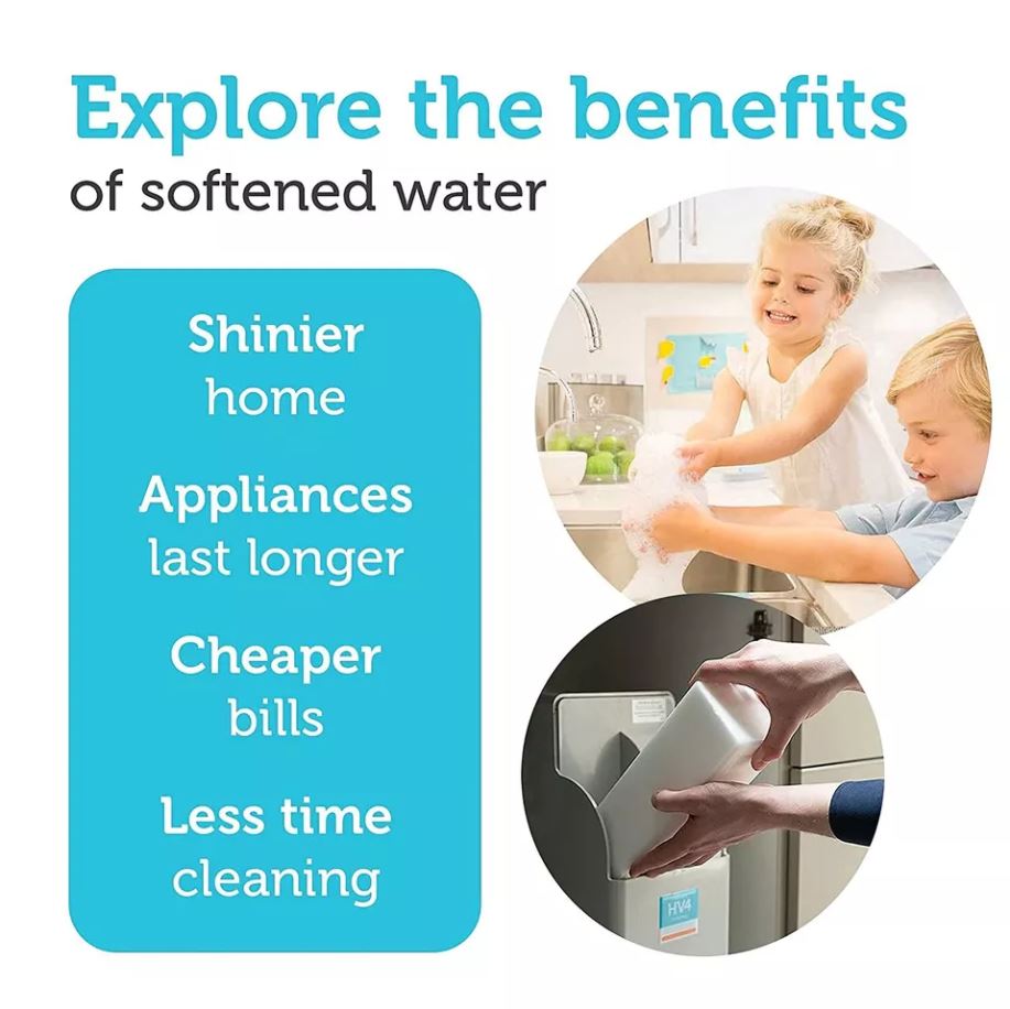 6 Salt Blocks for Water Softeners | Original Pure Grade A Food Quality Salt | 3 Bags, Securely Boxed | Each Bag Contains 2 Blocks | Efficient Softening Solution - Each block 4kgs - Games Cases - Vision warehouse